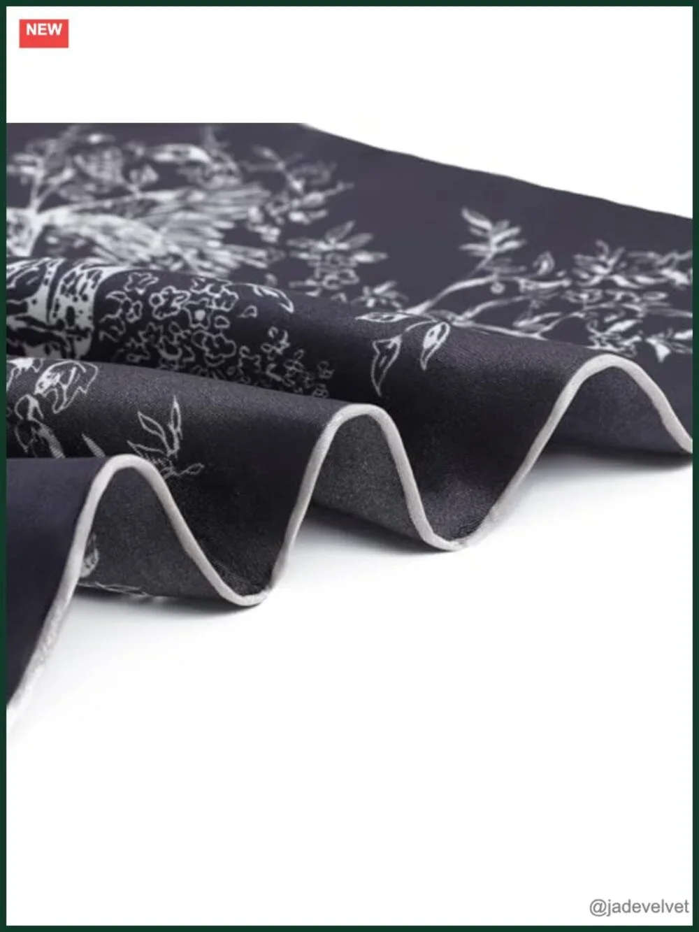 100% Pure Mulberry Silk Square Scarf 14MM Gift Wrap